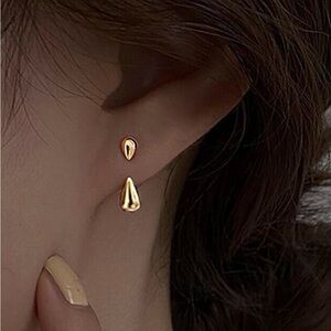 Gold Stud Earring
